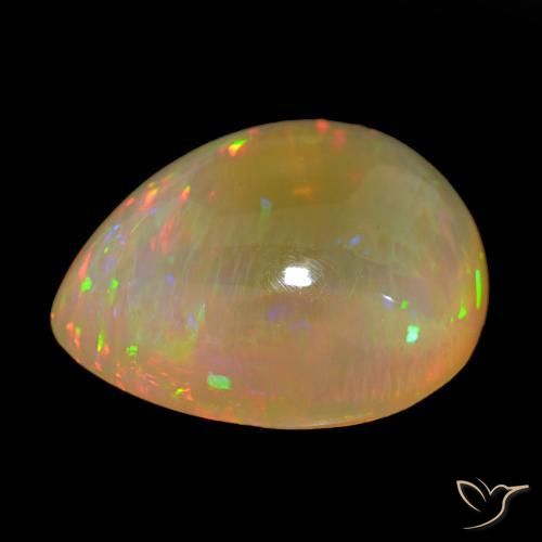 Opal Gemstone in 22.5 x 18.4 mm Size for Sale, Opal Stone in Multicolor Color