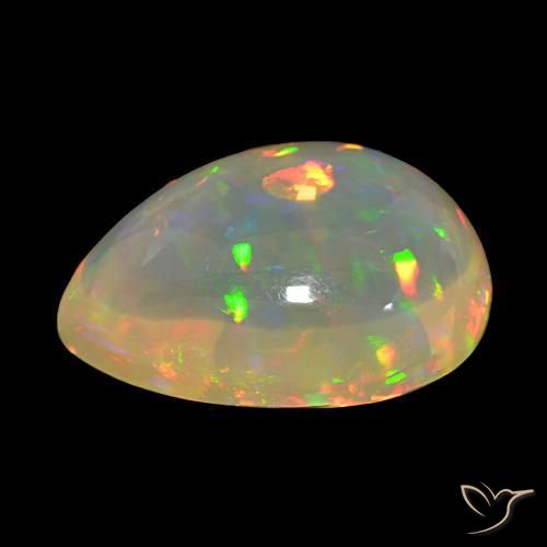 Opal Gemstone in 18.9 x 14.3 mm Size for Sale, Opal Stone in Multicolor Color