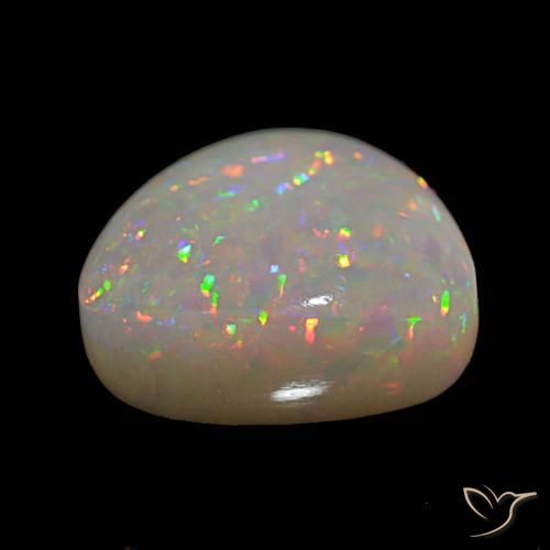 Opal Gemstone in 15.9 x 15.3 mm Size for Sale, Opal Stone in Multicolor Color