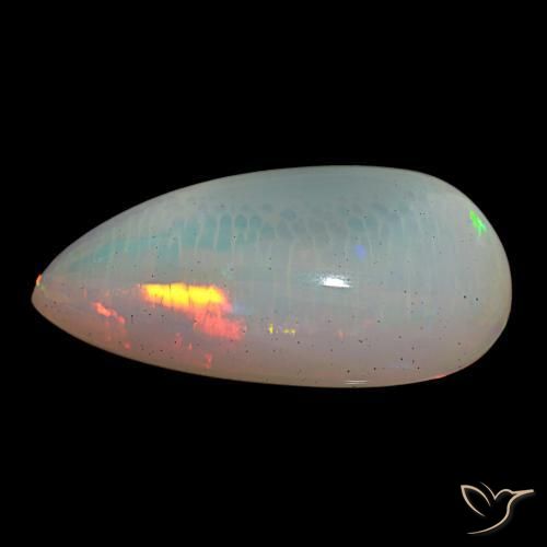 Opal Gemstone in 27.3 x 15.8 mm Size for Sale, Opal Stone in Multicolor Color
