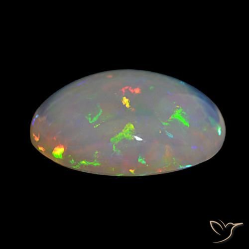 Opal Gemstone in 22.4 x 17.6 mm Size for Sale, Opal Stone in Multicolor Color