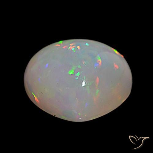 Opal Gemstone in 17 x 17 mm (calibrated) Size for Sale, Opal Stone in Multicolor Color