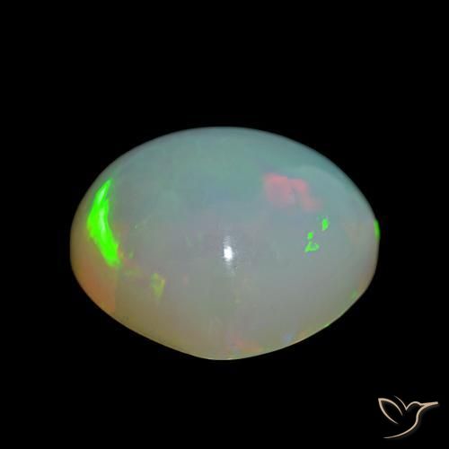 Opal Gemstone in 20 x 20 mm (calibrated) Size for Sale, Opal Stone in Multicolor Color