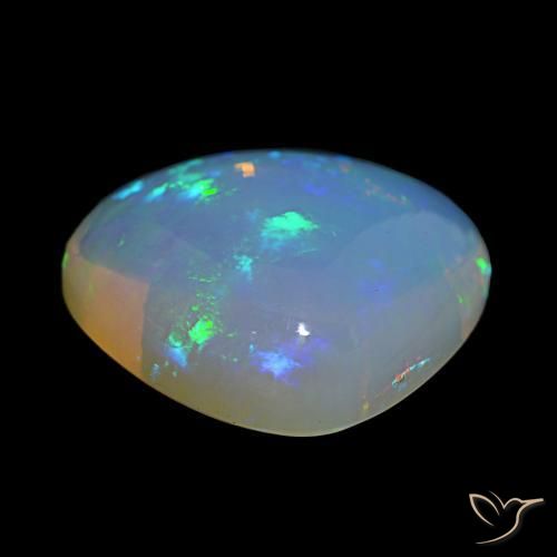 Opal Gemstone in 20.9 x 18.6 mm Size for Sale, Opal Stone in Multicolor Color
