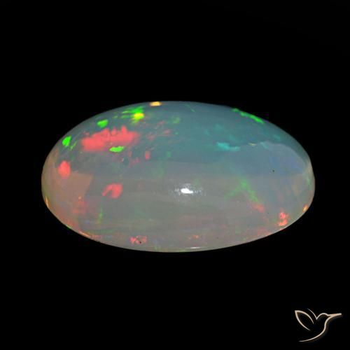 Opal Gemstone in 18.3 x 14.1 mm Size for Sale, Opal Stone in Multicolor Color