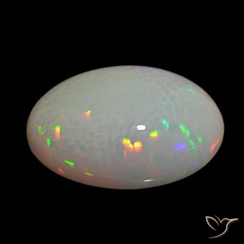 Opal Gemstone in 22.6 x 16.6 mm Size for Sale, Opal Stone in Multicolor Color