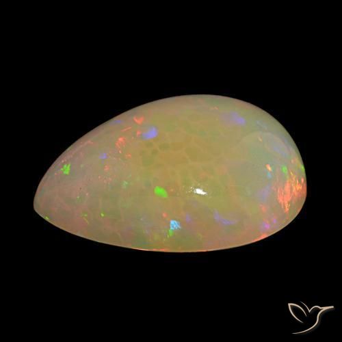 Opal Gemstone in 22.3 x 17.8 mm Size for Sale, Opal Stone in Multicolor Color