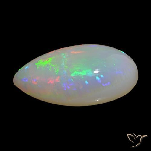 Opal Gemstone in 25.9 x 14 mm Size for Sale, Opal Stone in Multicolor Color