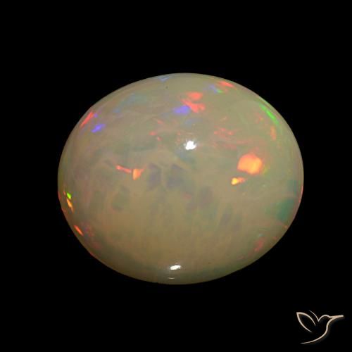 15.13ct Multicolor Opal Gemstones, Oval, Opaque