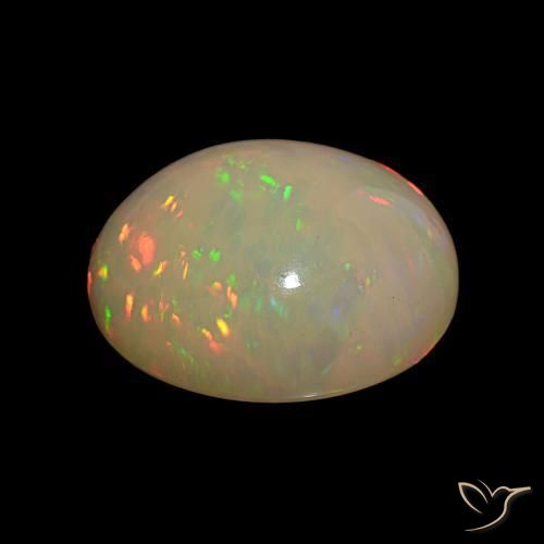 Opal Gemstone in 18.1 x 15.6 mm Size for Sale, Opal Stone in Multicolor Color
