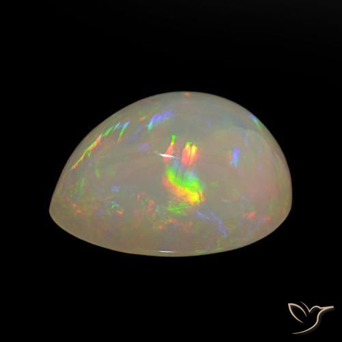 Opal Gemstone in 18.4 x 13.8 mm Size for Sale, Opal Stone in Multicolor Color