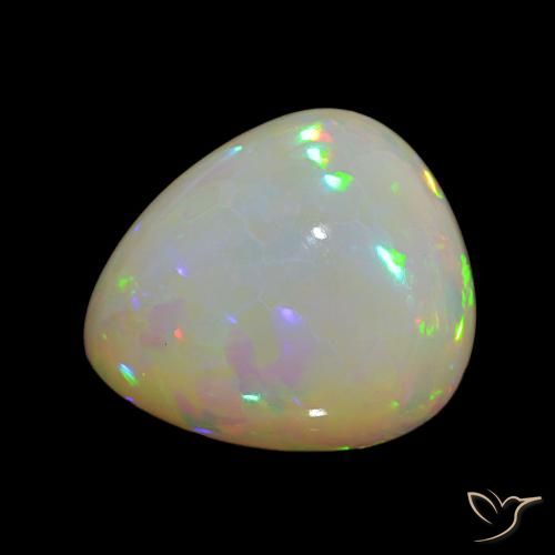 16.62ct Multicolor Opal, Pear Shape, Opaque