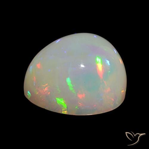 Opal Gemstone in 17.7 x 15.3 mm Size for Sale, Opal Stone in Multicolor Color