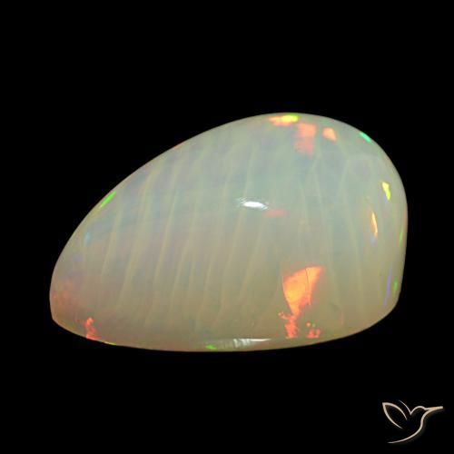 Opal Gemstone in 22.1 x 13.7 mm Size for Sale, Opal Stone in Multicolor Color