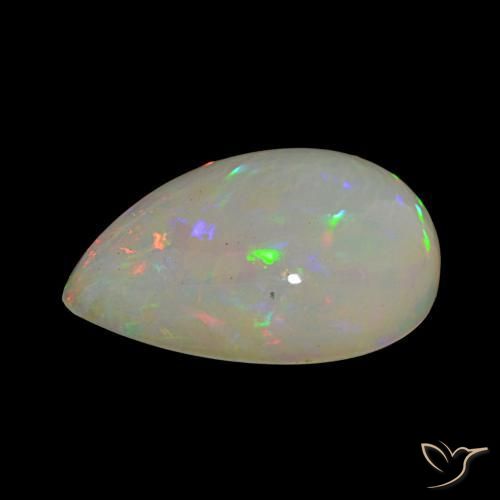 Opal Gemstone in 19.8 x 16 mm Size for Sale, Opal Stone in Multicolor Color