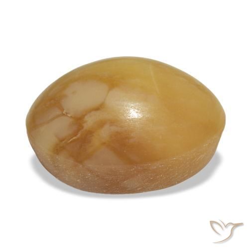 Opal Gemstone in 12.7 x 10.3 mm Size for Sale, Opal Stone in Golden-Brown Color