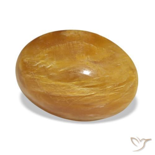 2.93 ct Golden Opal Stone, Natural Opal in Oval Cabochon Shape for Sale