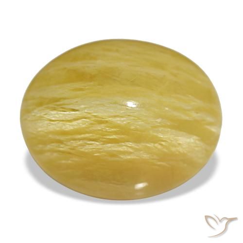 6.20 ct Golden Opal Gemstone, Opal Gem in Oval Cabochon Shape for Sale.