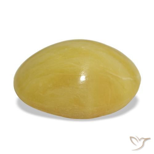 Opal Gemstone in 14.8 x 11.8 mm Size for Sale, Opal Stone in Yellowish Gold Color