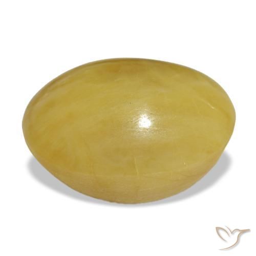 Opal Gemstone in 15.8 x 13.1 mm Size for Sale, Opal Stone in Medium Gold Color