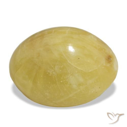 Opal Gemstone in 17.2 x 13 mm Size for Sale, Opal Stone in Golden-Yellow Color