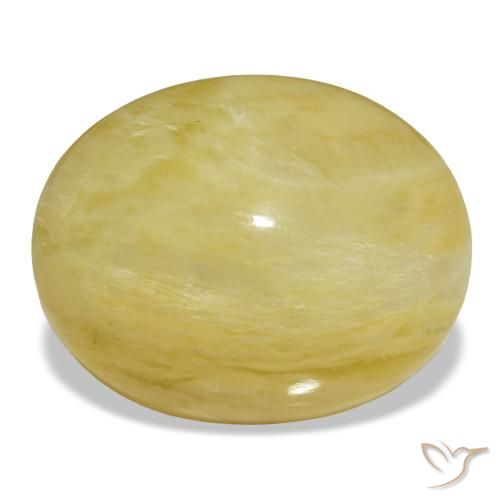 18.93 ct Golden Opal Gemstone, Opal Gem in Oval Cabochon Shape for Sale.