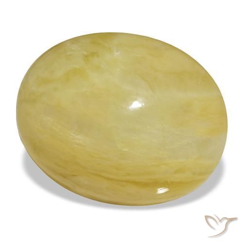 18.93 ct Golden Opal Stone, Natural Opal in Oval Cabochon Shape for Sale