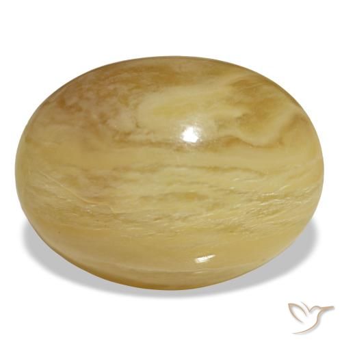 20.55 ct Golden Opal Gemstone, Opal Gem in Oval Cabochon Shape for Sale.