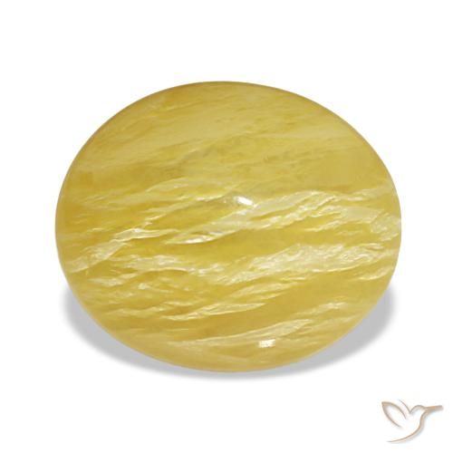 6.32ct Yellow Opal, Oval, Opaque
