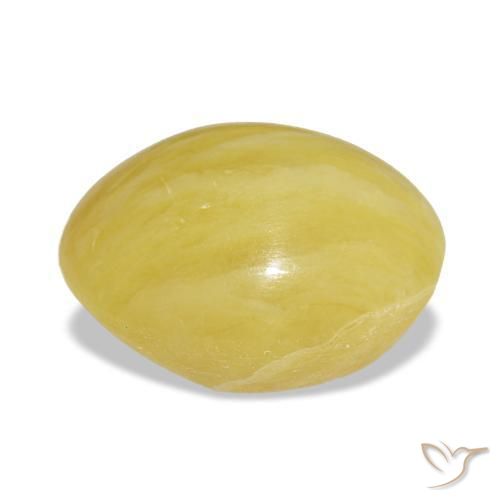 Opal Gemstone in 14 x 12 mm (calibrated) Size for Sale, Opal Stone in Tuscany Yellow Color