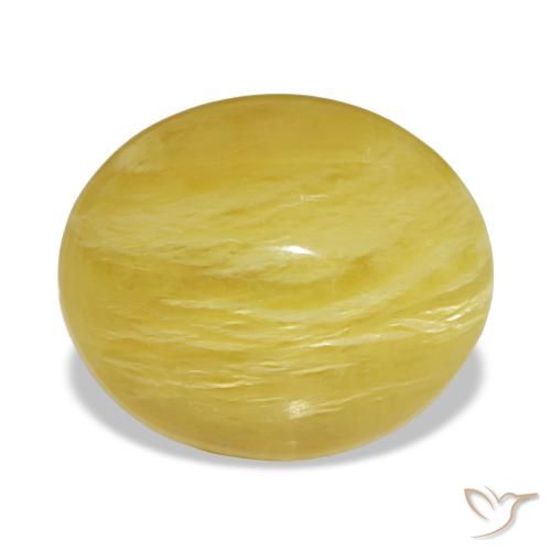 6.36ct Yellow Opal, Oval, Opaque