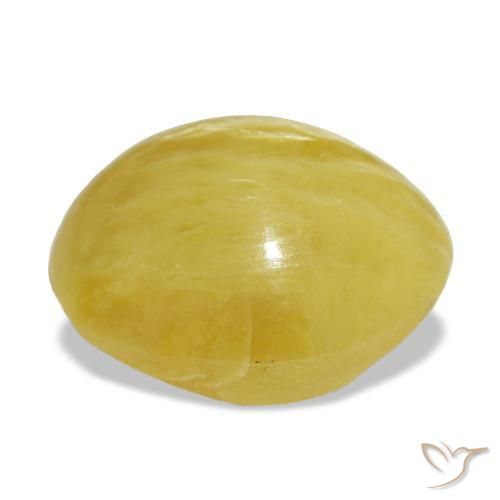 Opal Gemstone in 13.4 x 11.4 mm Size for Sale, Opal Stone in Light Yellow Color