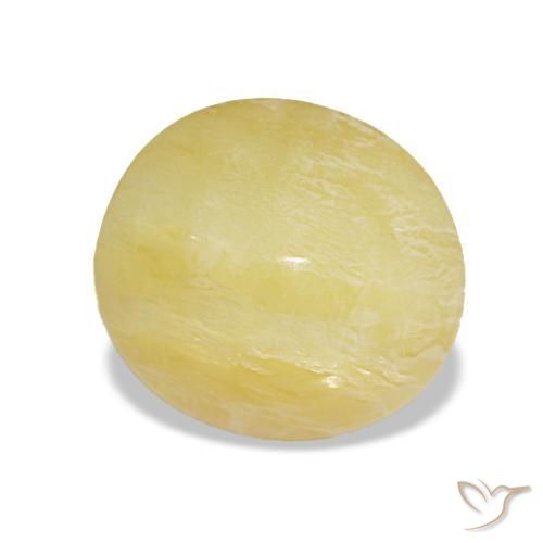 1.78 ct Yellow Opal Stone, Natural Opal in Oval Cabochon Shape for Sale