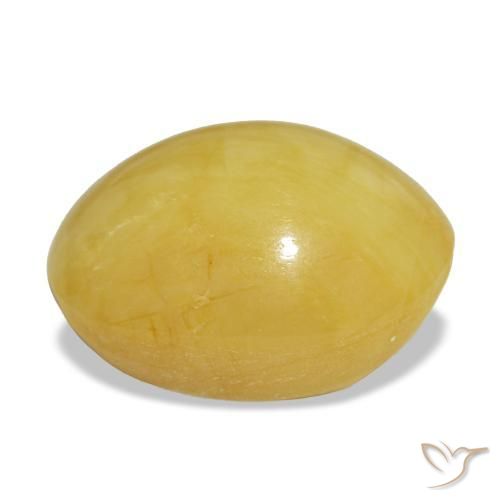 Opal Gemstone in 13.4 x 10.6 mm Size for Sale, Opal Stone in Light Yellow Color