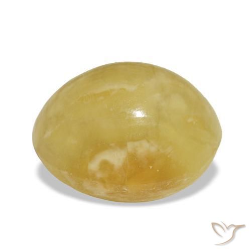 Opal Gemstone in 11 x 9 mm (calibrated) Size for Sale, Opal Stone in Pale Yellow Color