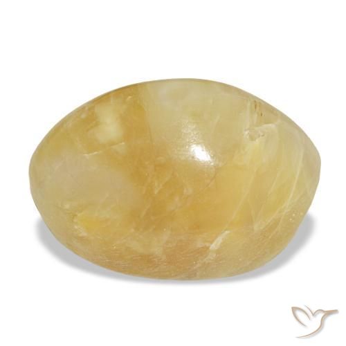 Opal Gemstone in 15.3 x 11.3 mm Size for Sale, Opal Stone in Pale Yellow Color