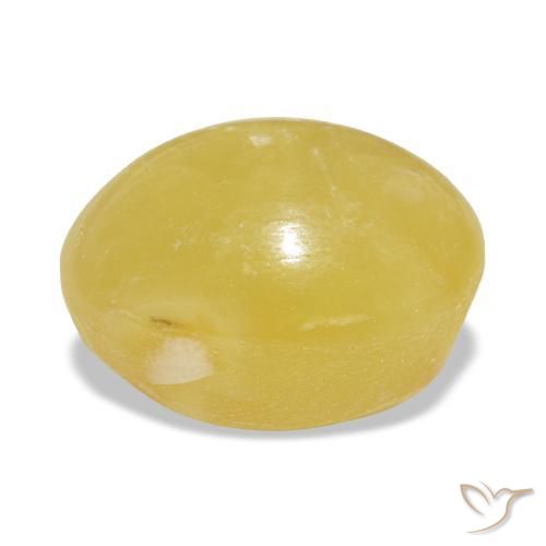 Opal Gemstone in 11 x 9 mm (calibrated) Size for Sale, Opal Stone in Pale Yellow Color