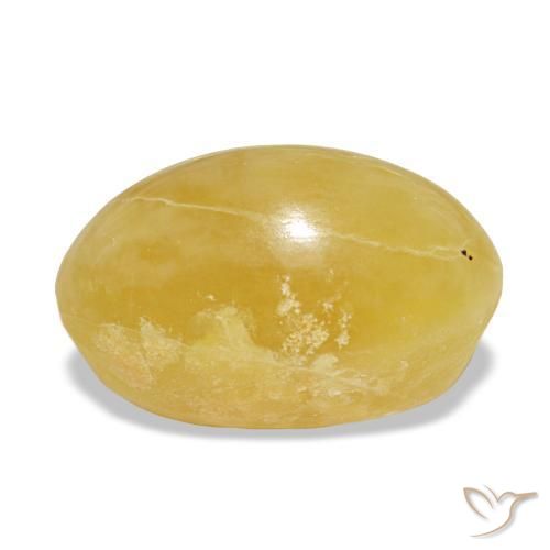Opal Gemstone in 13.2 x 8.1 mm Size for Sale, Opal Stone in Rich Yellow Color