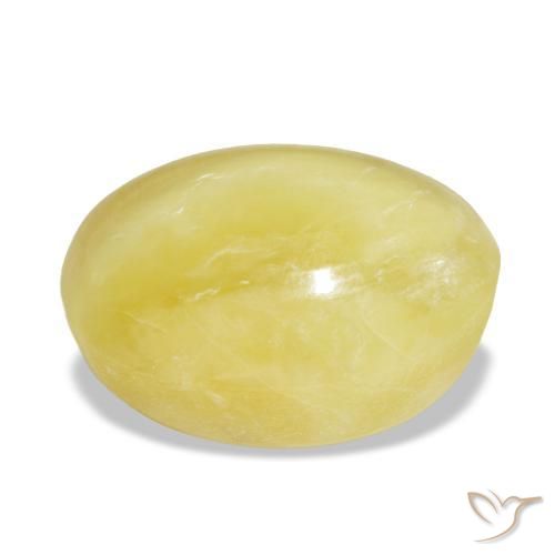 Opal Gemstone in 13 x 11 mm (calibrated) Size for Sale, Opal Stone in Light Yellow Color