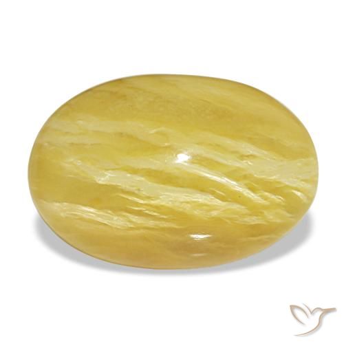 8.30ct Yellow Opal, Oval, Opaque
