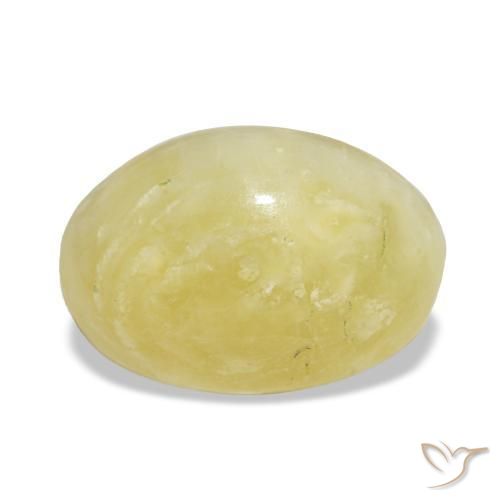 Opal Gemstone in 10.5 x 6.9 mm Size for Sale, Opal Stone in Light Yellow Color