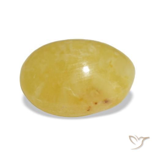 Opal Gemstone in 10.4 x 8.4 mm Size for Sale, Opal Stone in Light Yellow Color