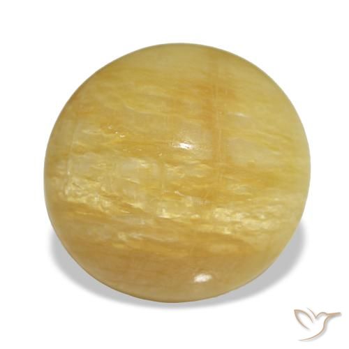 4.42 ct Golden Opal Gemstone, Opal Gem in Oval Cabochon Shape for Sale.