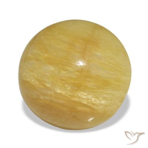 4.42 ct Golden Opal Stone, Natural Opal in Oval Cabochon Shape for Sale