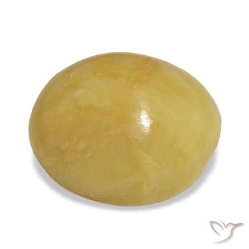 Opal Gemstone in 10.8 x 10.5 mm Size for Sale, Opal Stone in Medium Golden Color