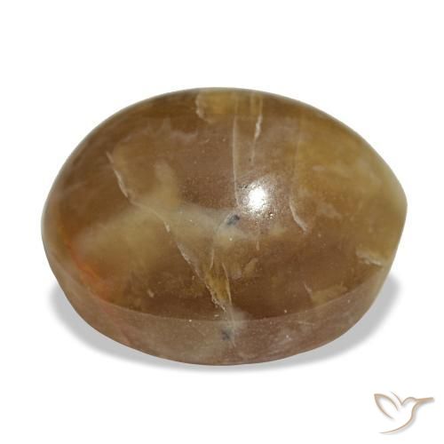 Opal Gemstone in 13.8 x 12.7 mm Size for Sale, Opal Stone in Warm Brown Color
