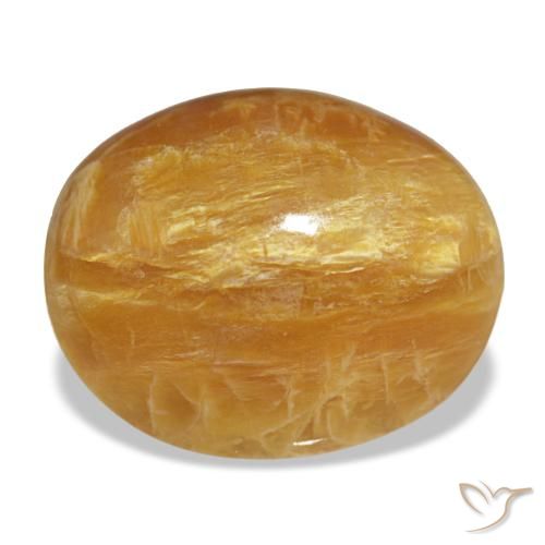 6.92 ct Golden Opal Gemstone, Opal Gem in Oval Cabochon Shape for Sale.