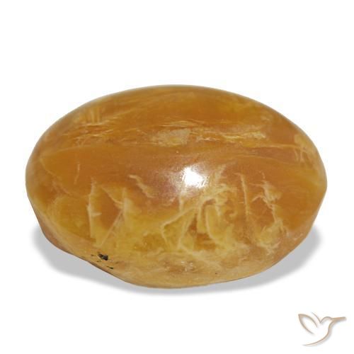 Opal Gemstone in 14 x 12 mm (calibrated) Size for Sale, Opal Stone in Golden-Brown Color