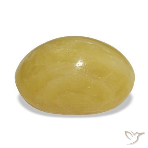 Opal Gemstone in 12.5 x 9.4 mm Size for Sale, Opal Stone in Light Yellow Color