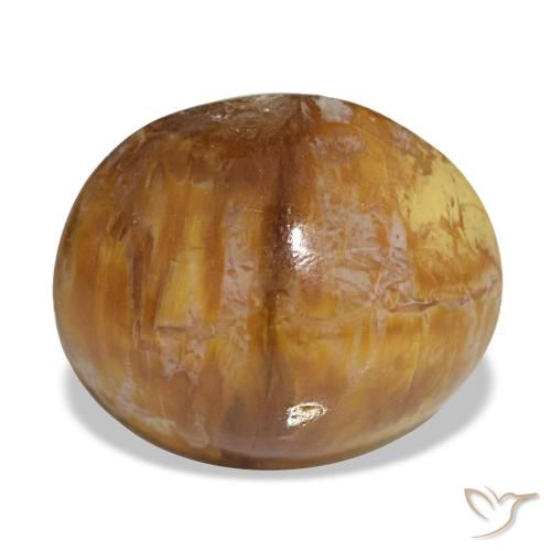 5.76 ct Brown Opal Gemstone, Opal Gem in Oval Cabochon Shape for Sale.